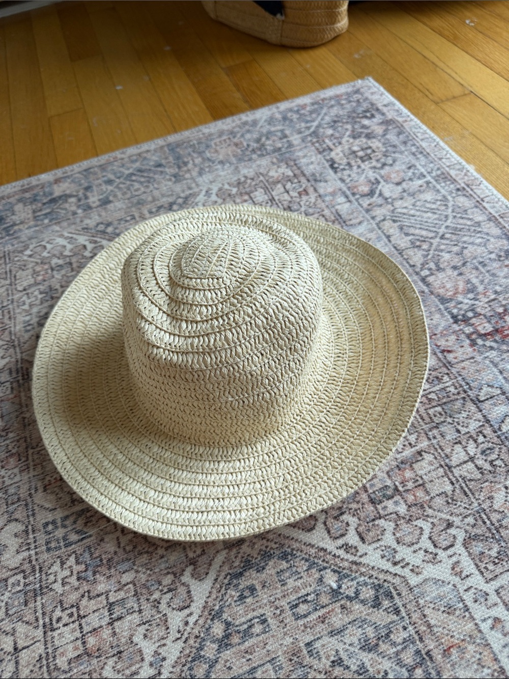Marcus Adler Woven Paper Straw Sun Hat  New York One Size Women’s